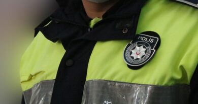 Tehlikeli mahalde araç geçen kamyon sürücüsüne ceza