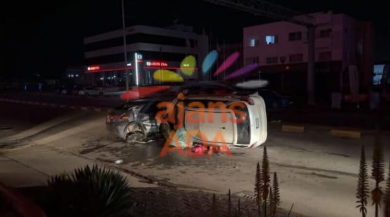 Lefkoşa’da alkollü sürücü kazaya neden oldu: 2 yaralı