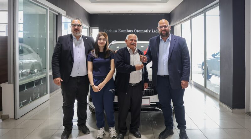 CTP Piyangosu talihlisi aracını teslim aldı