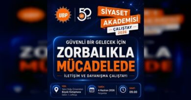 UBP, “Güvenli Bir Gelecek İçin Zorbalıkla Mücadelede İletişim ve Dayanışma Çalıştayı” düzenleyecek