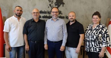 TAM Parti heyetinden İskele Belediye Başkanı Sadıkoğlu’na ziyaret